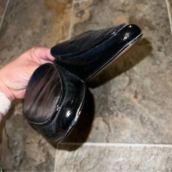 NEW Steven by Steve Madden Heidie Black Textured Slip On Pointed Toe Mule Flats - Picture 6 of 10